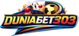 Logo duniabet303 berwarna koral